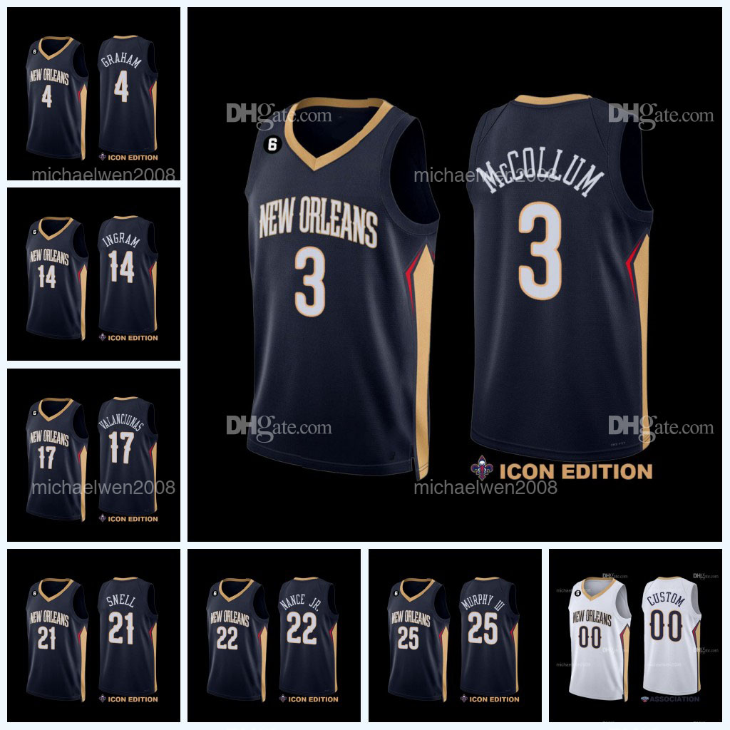 2022-23 New Orleans Custom Basketball Jerseys ''Pelican'' C.J. McCollum Ingram Jonas Valanciunas Zion Williamson Devonte' Graham Larry Nance Jr. Stitched, Red
2022-23 New Orleans Custom Basketball Jerseys ''Pelican'' C.J. McCollum Ingram Jonas Valanciunas Zion Williamson Devonte' Graham Larry Nance Jr. Stitched, Red