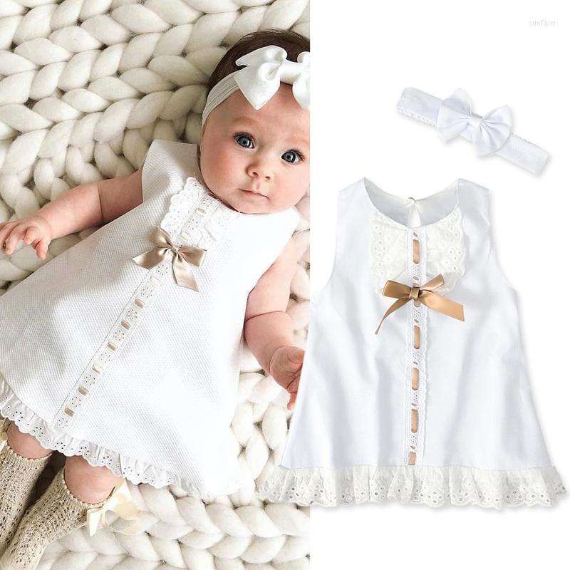 Girl Dresses Baby Fashion Bow Lace Dress Headband 0-24M Born Infant Toddler Summer White Sleeveless Sundress Princess Outfits
Girl Dresses Baby Fashion Bow Lace Dress Headband 0-24M Born Infant Toddler Summer White Sleeveless Sundress Princess Outfits