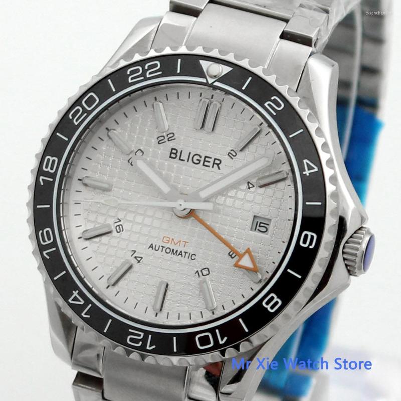 Wristwatches 41mm White Dial Mens Autometic Watch Date Window Luminous Waterproof Sapphire Glass Mechanical GMT, No7
Wristwatches 41mm White Dial Mens Autometic Watch Date Window Luminous Waterproof Sapphire Glass Mechanical GMT, No7