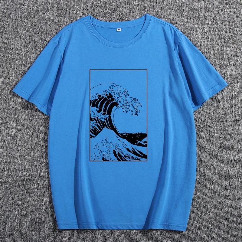 Men's T Shirts Summer Casual Short Sleeve Shirt Sea Print Fashion Graphic Male T-shirts Men Daily Regular Vintage O-Neck Tees Tops, Black
Men's T Shirts Summer Casual Short Sleeve Shirt Sea Print Fashion Graphic Male T-shirts Men Daily Regular Vintage O-Neck Tees Tops, Black
