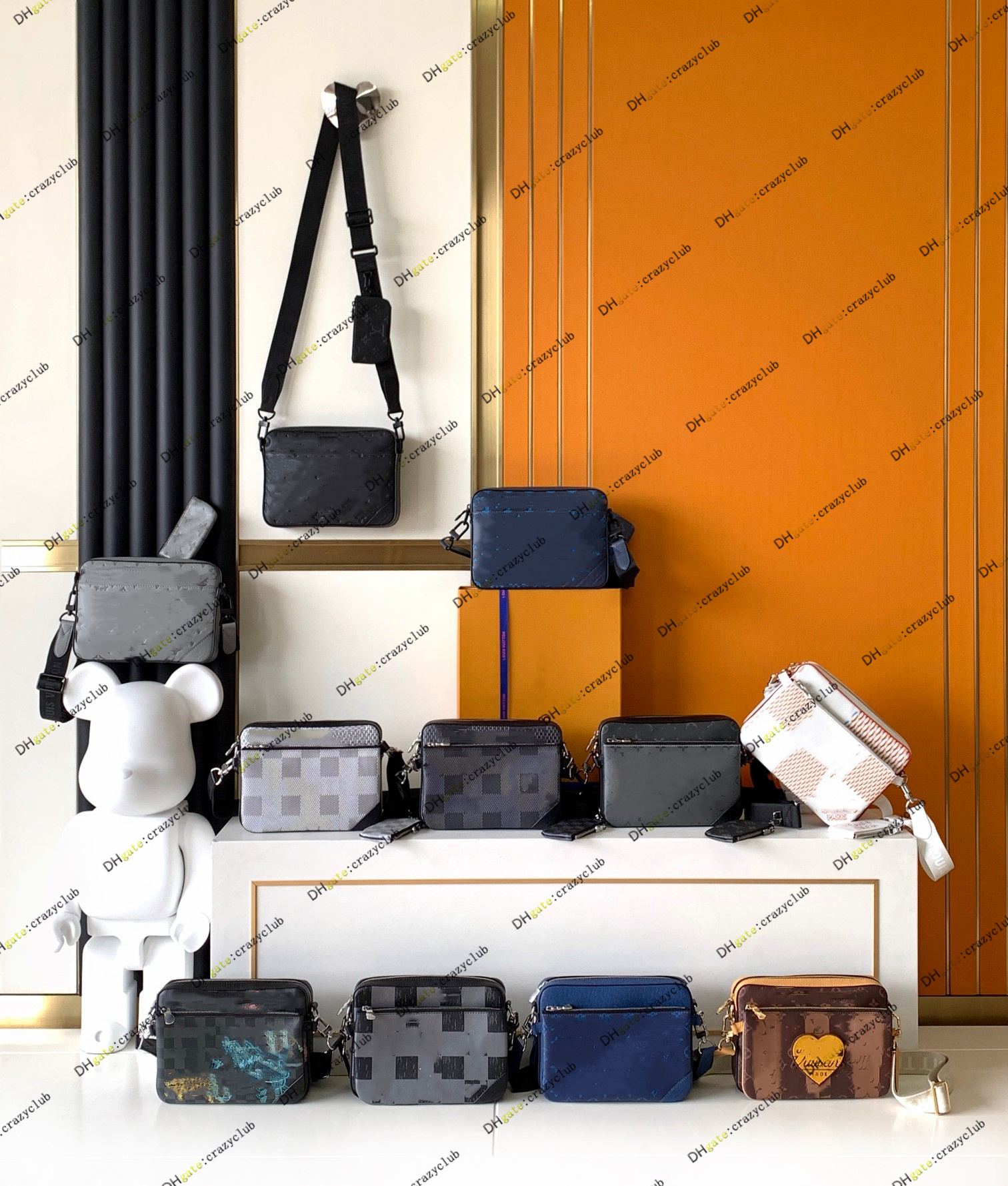 luxury Designer trio messenger crossbody bag shoulder bags Leather Clutch Wallet Purses 3 piece/set M30848 N58040 M69443 Louis men's louiseitys viutonity Vuitton, #6
luxury Designer trio messenger crossbody bag shoulder bags Leather Clutch Wallet Purses 3 piece/set M30848 N58040 M69443 Louis men's louiseitys viutonity Vuitton, #6