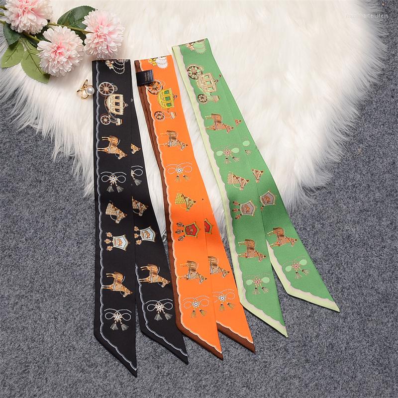 Scarves Real Silk Scarf Women Luxury Carriage Printing Brand Bag Mulberry Ribbon Headband Design Neckerchief Women's Bandana
Scarves Real Silk Scarf Women Luxury Carriage Printing Brand Bag Mulberry Ribbon Headband Design Neckerchief Women's Bandana
