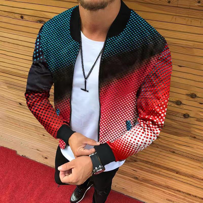 Men's Jackets Male Winter Geometric Printed Slit Pocket Jacket Long Sleeve Zipper Coat
Men's Jackets Male Winter Geometric Printed Slit Pocket Jacket Long Sleeve Zipper Coat