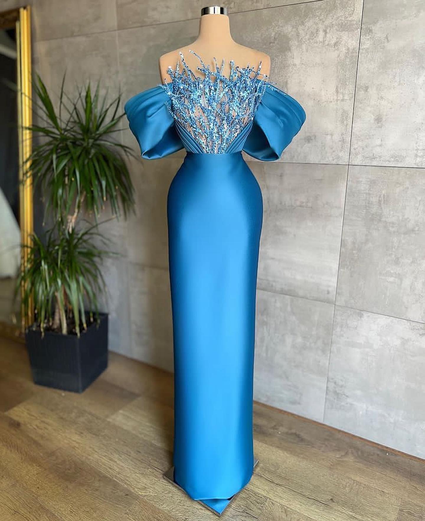 Satin Blue Sheath Evening Dresses Off Shoulder Sequins Short Sleeve Prom Gowns Formal Party vestidos de fiesta, Pink
Satin Blue Sheath Evening Dresses Off Shoulder Sequins Short Sleeve Prom Gowns Formal Party vestidos de fiesta, Pink