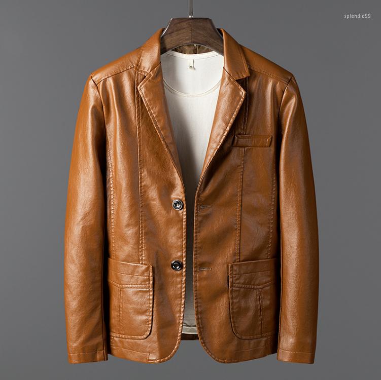 Men's Suits Autumn And Winter 2022 Leather Jacket Men's Slim Fit Fashion Suit Business Coat Leisure Motorcycle, Black
Men's Suits Autumn And Winter 2022 Leather Jacket Men's Slim Fit Fashion Suit Business Coat Leisure Motorcycle, Black