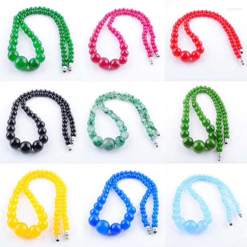 Choker Natural Jades Rose Quartzs Stone Graduated 6-14mm Round Beads Beaded Necklace 17.5" Strand Women Fashion Jewelry QBF300
Choker Natural Jades Rose Quartzs Stone Graduated 6-14mm Round Beads Beaded Necklace 17.5" Strand Women Fashion Jewelry QBF300