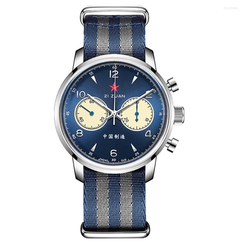Wristwatches Red Star 1963 Chronograph Retro Men's Large Dial Seagull Movement Watch Mechanical Strap Gooseneck Business Male Clock, Black red nylon
Wristwatches Red Star 1963 Chronograph Retro Men's Large Dial Seagull Movement Watch Mechanical Strap Gooseneck Business Male Clock, Black red nylon