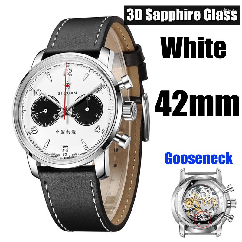 Wristwatches SEAKOSS 42mm 3D Sapphire/Hardlex Watches 1963 Seagull ST1901 Movement With Gooseneck Mechanical Hand Wind Men Pilots, White hardlex
Wristwatches SEAKOSS 42mm 3D Sapphire/Hardlex Watches 1963 Seagull ST1901 Movement With Gooseneck Mechanical Hand Wind Men Pilots, White hardlex