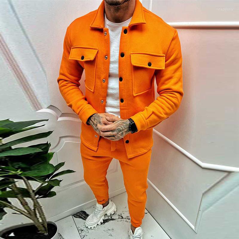 Men' Tracksuits Autumn Winter Fashion Woven Two Piece Sets Men Trend Solid Color Lapel Pockets Cargo Jacket And Pants Suits For Mens, 05 lake blue
Men' Tracksuits Autumn Winter Fashion Woven Two Piece Sets Men Trend Solid Color Lapel Pockets Cargo Jacket And Pants Suits For Mens, 05 lake blue