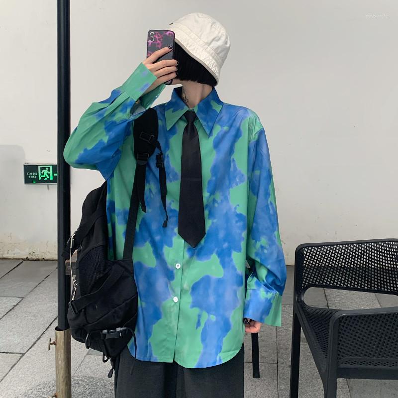 Women's Blouses Akihara-juku-style Dark Pattern Printing Loose Long-sleeved Shirt With Tie All-match Personality Fashion, Picture color
Women's Blouses Akihara-juku-style Dark Pattern Printing Loose Long-sleeved Shirt With Tie All-match Personality Fashion, Picture color