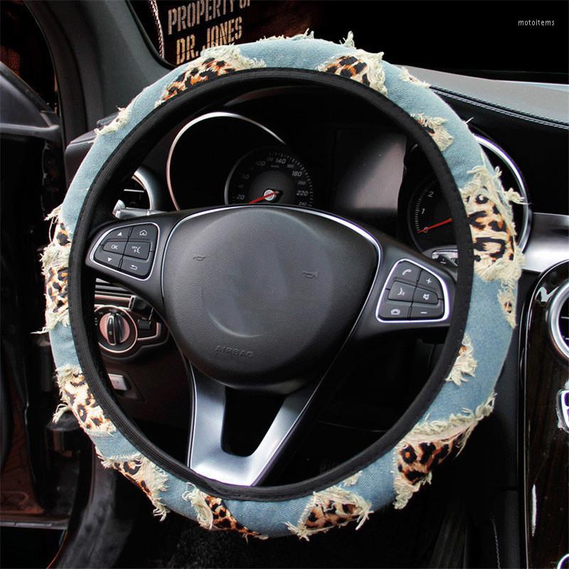 Steering Wheel Covers Trendy Denim Car Cover Sweat Absorbent Non-slip Summer Braiding For Auto Elastic Stretch
Steering Wheel Covers Trendy Denim Car Cover Sweat Absorbent Non-slip Summer Braiding For Auto Elastic Stretch