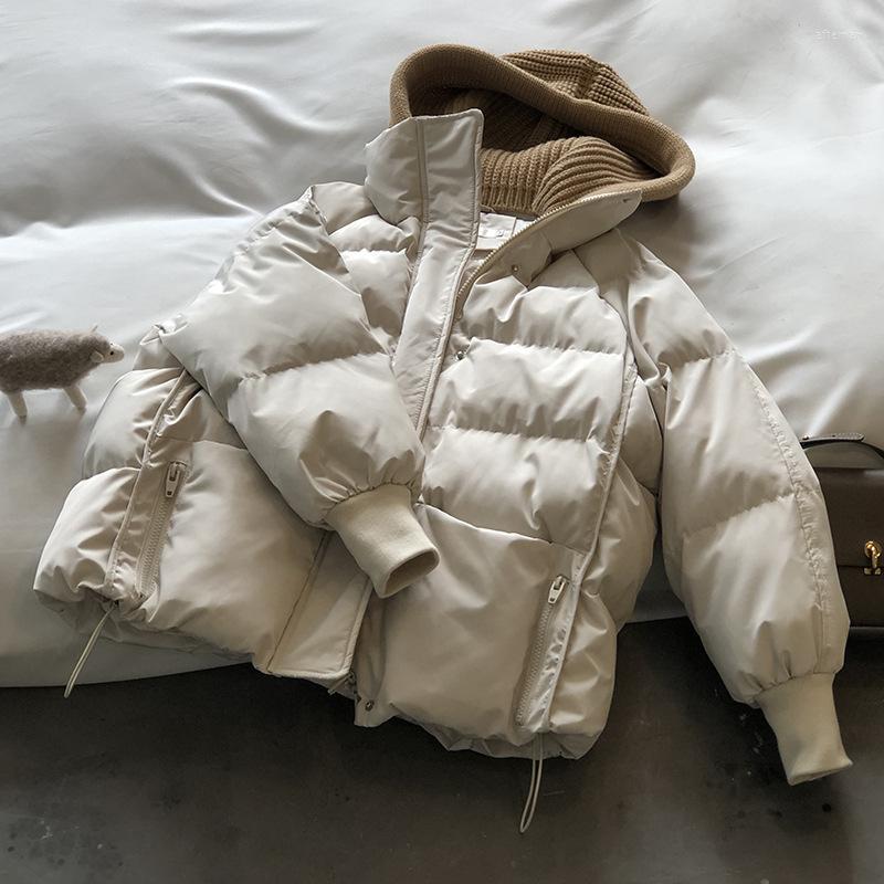 Women's Trench Coats Winter Wool Hat Cotton Clothing Short Style Women Korean Version Loose Bread, Beige
Women's Trench Coats Winter Wool Hat Cotton Clothing Short Style Women Korean Version Loose Bread, Beige
