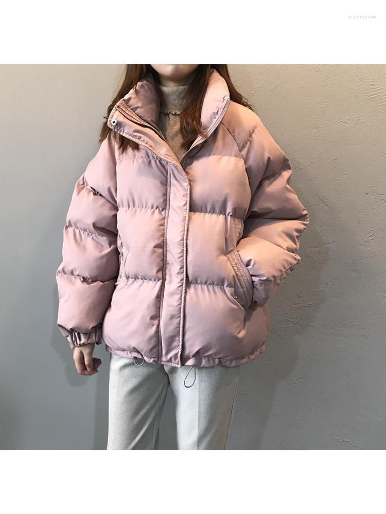 Women's Trench Coats 2022 Winter Korean Version Of Short Cotton-Padded White Parkas Women Stand Collar Loose Warm Bread Jackets, Beige
Women's Trench Coats 2022 Winter Korean Version Of Short Cotton-Padded White Parkas Women Stand Collar Loose Warm Bread Jackets, Beige