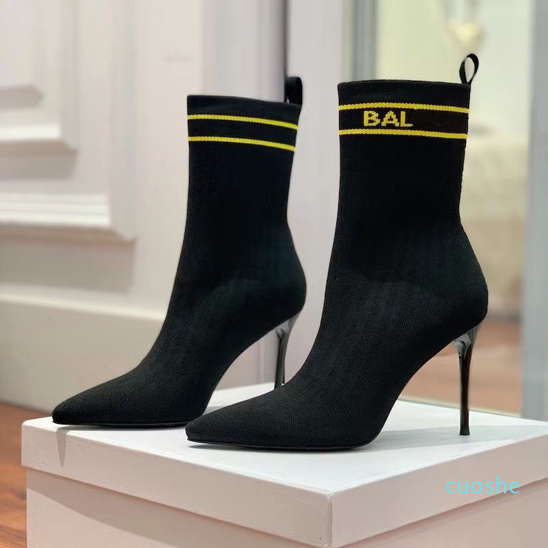 Sock Boots Stiletto Ankle Booties ShoesKnitted fabric letter Mid-Calf Pull On Elastic Point-Toe Stiletto Luxury Designer Mugler105mm Fashion Boot, Gifts are not sold separately
Sock Boots Stiletto Ankle Booties ShoesKnitted fabric letter Mid-Calf Pull On Elastic Point-Toe Stiletto Luxury Designer Mugler105mm Fashion Boot, Gifts are not sold separately