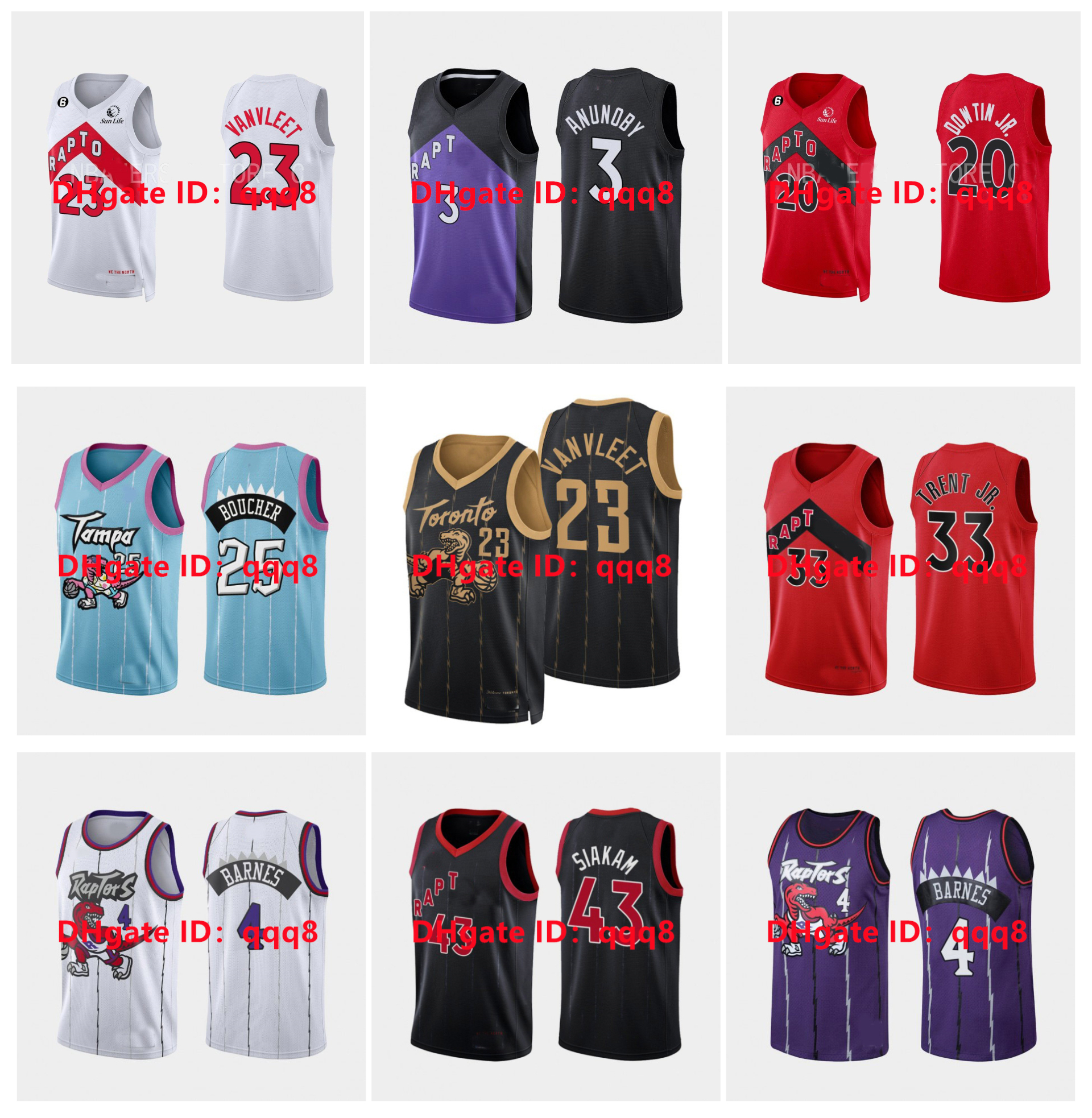 Pascal Siakam Jersey 2022-23 Classic Gary Trent Raptors Basketball Scottie Barnes OG Anunoby Fred VanVleet Chris Boucher Precious Achiuwa Vince Carter, As pic
Pascal Siakam Jersey 2022-23 Classic Gary Trent Raptors Basketball Scottie Barnes OG Anunoby Fred VanVleet Chris Boucher Precious Achiuwa Vince Carter, As pic