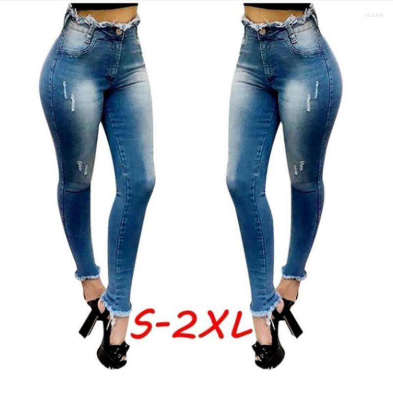 Women' Jeans Blue Autumn Sexy Long Pants Women High Waist Denim Slim Ripped Pencil Ladies Casual Skinny Jean -XXL Pokets Button
Women' Jeans Blue Autumn Sexy Long Pants Women High Waist Denim Slim Ripped Pencil Ladies Casual Skinny Jean -XXL Pokets Button