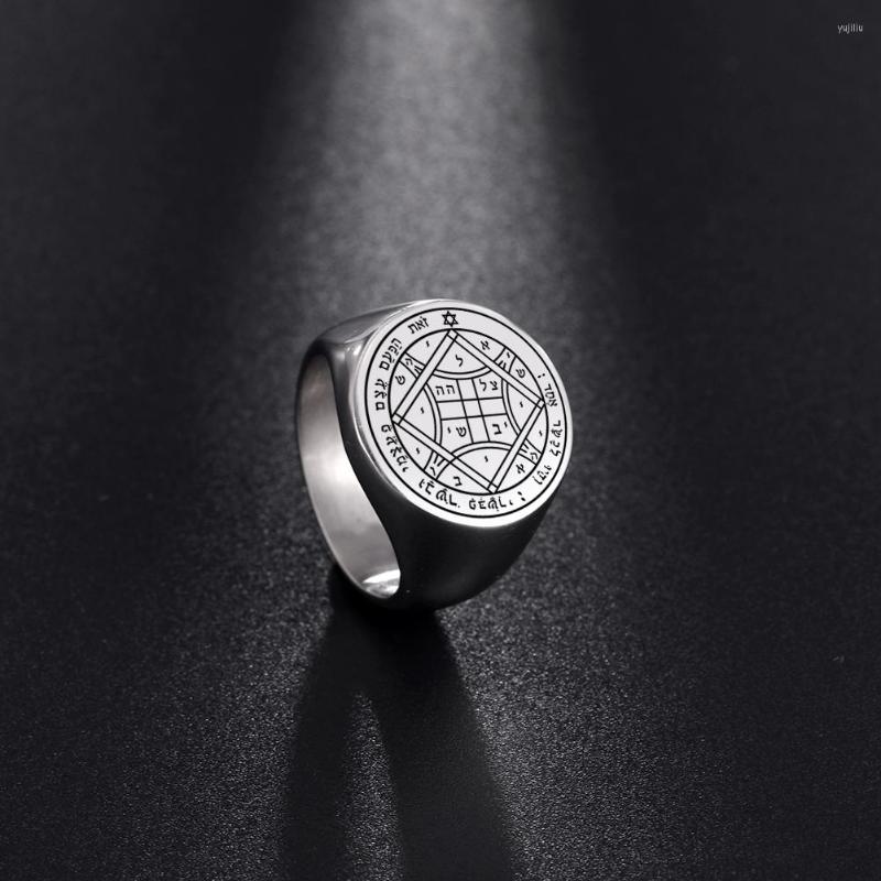 Cluster Rings Vintage Solomon Stainless Steel The Of Seven Archangels Ring Amulet Male Female Couple Retro Jewelry
Cluster Rings Vintage Solomon Stainless Steel The Of Seven Archangels Ring Amulet Male Female Couple Retro Jewelry