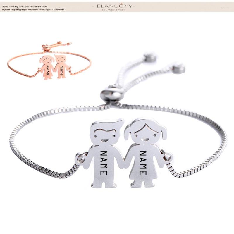 Bangle ELANUOYY Customized Baby Boy Girl Stainless Steel Bracelet Engraved Name Date Adjustable Bangles For Child Family Gifts
Bangle ELANUOYY Customized Baby Boy Girl Stainless Steel Bracelet Engraved Name Date Adjustable Bangles For Child Family Gifts