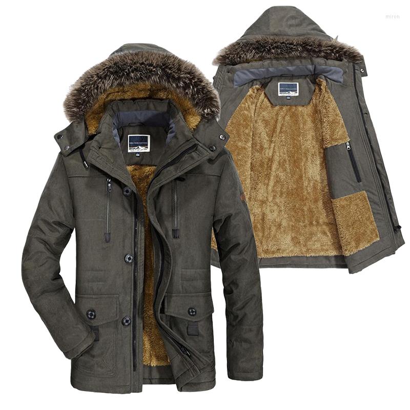 Men's Jackets Heren Winter Gewatteerde Warme Parka Winddicht Afneembare Hoed Windjack Militaire Fleece Jas Mannelijk Bontkraag, Kq
Men's Jackets Heren Winter Gewatteerde Warme Parka Winddicht Afneembare Hoed Windjack Militaire Fleece Jas Mannelijk Bontkraag, Kq