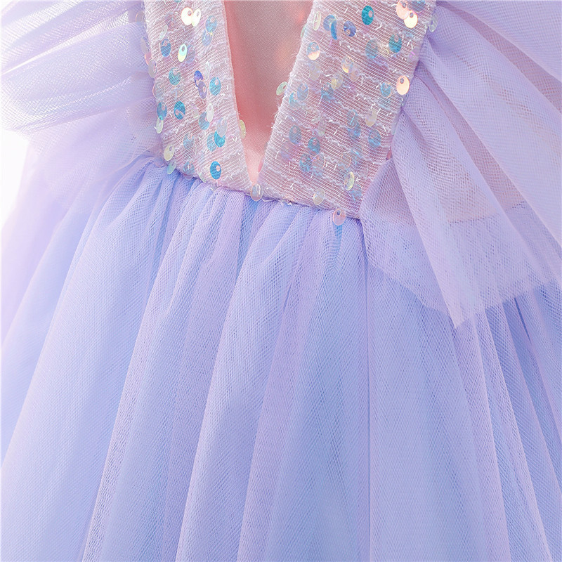 Girl's Dresses Girls Ruffles Princess Dress For Kids Wedding Elegant Party Tutu Prom Gown Children Birthday Pageant Communion Formal Vestidos 221
