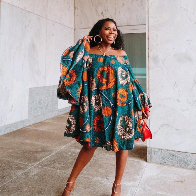 Casual Dresses Polyester African Dress Women' Flower Print Slash Neck Off The Shoulder Backless Daily Evening Party 2022, Green
Casual Dresses Polyester African Dress Women' Flower Print Slash Neck Off The Shoulder Backless Daily Evening Party 2022, Green