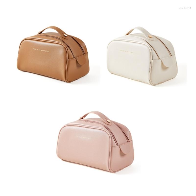 Cosmetic Bags M6 Large Capacity Travel Toiletry Bag Multifunctional Storage Makeup PU Leather Organizer With Handle For Wom, Brown
Cosmetic Bags M6 Large Capacity Travel Toiletry Bag Multifunctional Storage Makeup PU Leather Organizer With Handle For Wom, Brown