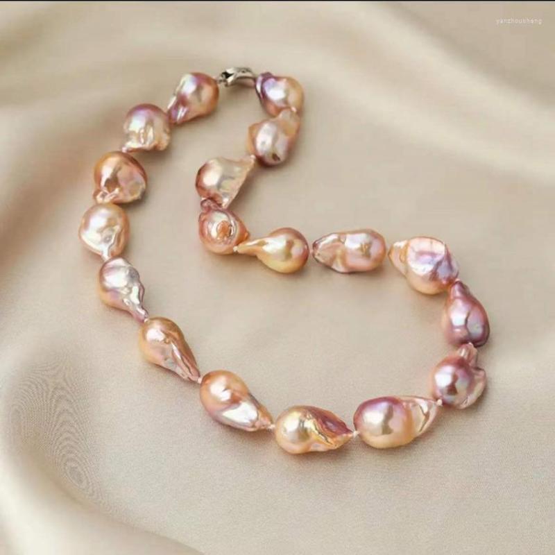 Choker Fashion Baroque Pearl Necklace For Women Style 925 Sterling Silver Irregular Collares
Choker Fashion Baroque Pearl Necklace For Women Style 925 Sterling Silver Irregular Collares