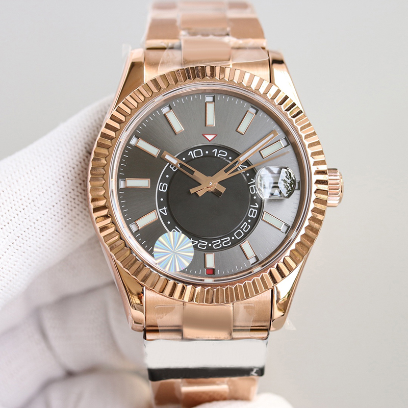 Watch Automatic Mechanical Movement Mens Watches For Men Business Wristwatch 41mm Stainless Steel 904L Wristwatches Folding buckle, Color4
Watch Automatic Mechanical Movement Mens Watches For Men Business Wristwatch 41mm Stainless Steel 904L Wristwatches Folding buckle, Color4