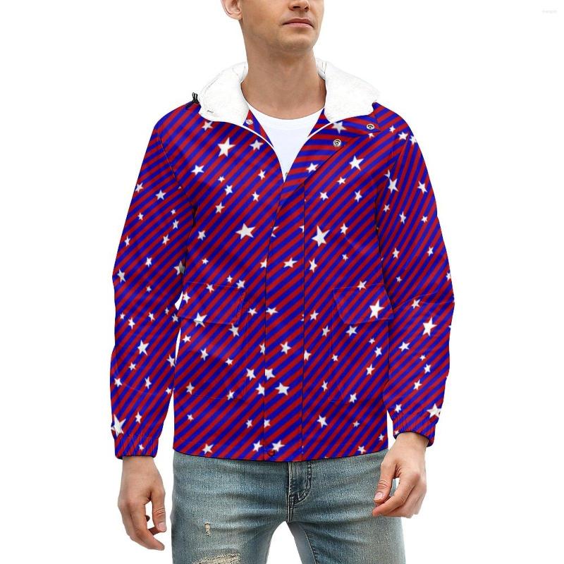 Men' Jackets Stars Print Warm Blue And Red Stripes Hooded Winter Coats Aesthetic Casual Jacket Design Outerwear Oversize Windbreakers, Style-18
Men' Jackets Stars Print Warm Blue And Red Stripes Hooded Winter Coats Aesthetic Casual Jacket Design Outerwear Oversize Windbreakers, Style-18