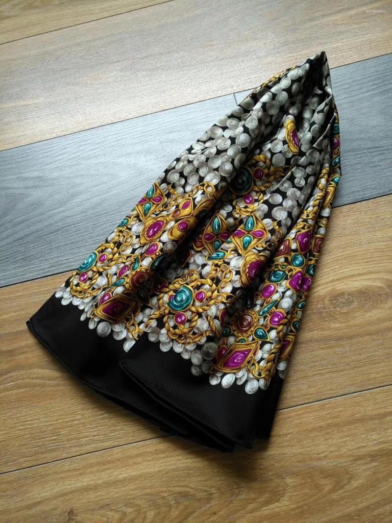 Scarves 2022 Arrival Spring Autumn Black Diamond Pure Silk Scarf Twill Hand Made Roll 90 Cm Shawl Wrap For Women Lady
Scarves 2022 Arrival Spring Autumn Black Diamond Pure Silk Scarf Twill Hand Made Roll 90 Cm Shawl Wrap For Women Lady