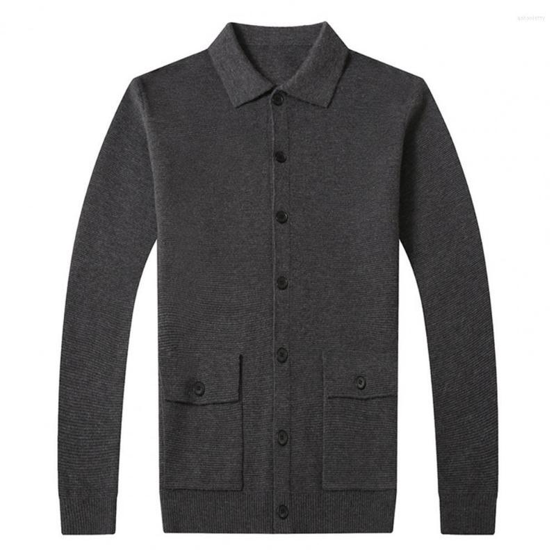 Men's Sweaters Trendy Sweater Coat Single-breasted Thermal Turn-down Collar Long Sleeves Men Spring, Black
Men's Sweaters Trendy Sweater Coat Single-breasted Thermal Turn-down Collar Long Sleeves Men Spring, Black