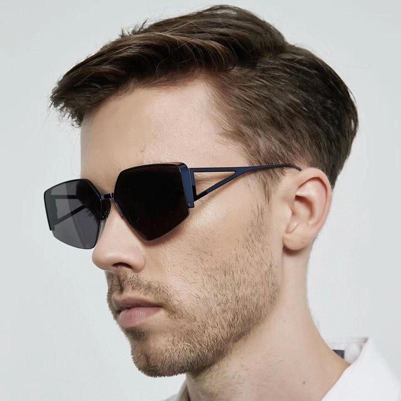 Sunglasses High-Quality Designer Semi-Rimless Women Men Fashion For Female UV Protection Outdoor Eyewear
Sunglasses High-Quality Designer Semi-Rimless Women Men Fashion For Female UV Protection Outdoor Eyewear