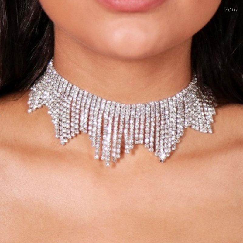 Choker European And American Tassel Neck Chain Rhinestone Clavicle Female Sexy Necklace
Choker European And American Tassel Neck Chain Rhinestone Clavicle Female Sexy Necklace