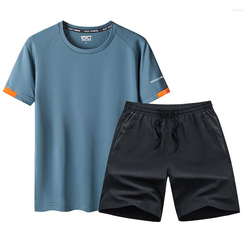 Men's T Shirts Summer 2022 2 Piece Set Stretch Sports Short Sleeve Streetwear Quick-drying T-shirt Suit Plus Size 9XL Men's Shorts Top, White grey short
Men's T Shirts Summer 2022 2 Piece Set Stretch Sports Short Sleeve Streetwear Quick-drying T-shirt Suit Plus Size 9XL Men's Shorts Top, White grey short