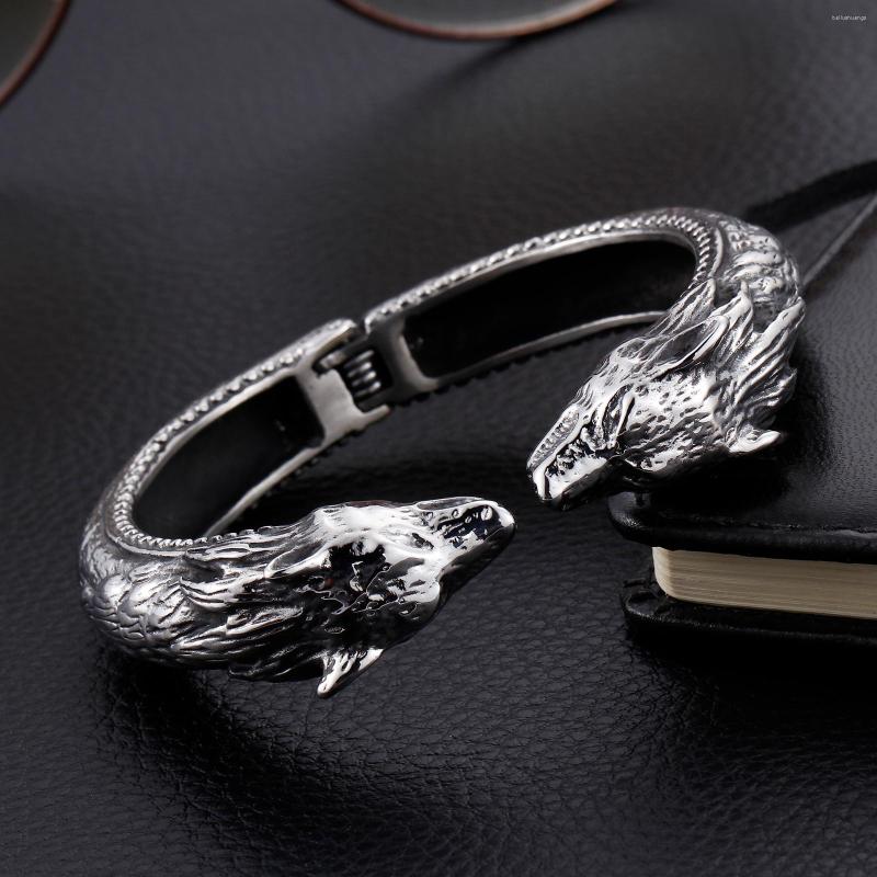 Bangle Fongten Vintage Dragon Wolf Stainless Steel For Men Punk Fashion Animal Jewelry
Bangle Fongten Vintage Dragon Wolf Stainless Steel For Men Punk Fashion Animal Jewelry