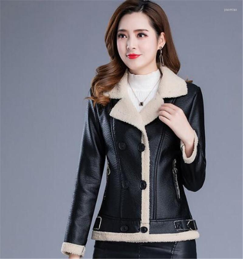 Women' Leather 2022 Fashion Winter Coat Warm Slim Short High Quality PU Jacket Women Temperament Elegant Tide, Black blue
Women' Leather 2022 Fashion Winter Coat Warm Slim Short High Quality PU Jacket Women Temperament Elegant Tide, Black blue