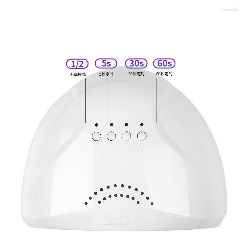 Nail Dryers 48W Dryer Lamp Uv Led For Nails Ice Manicure Gel Drying Varnish, White
Nail Dryers 48W Dryer Lamp Uv Led For Nails Ice Manicure Gel Drying Varnish, White