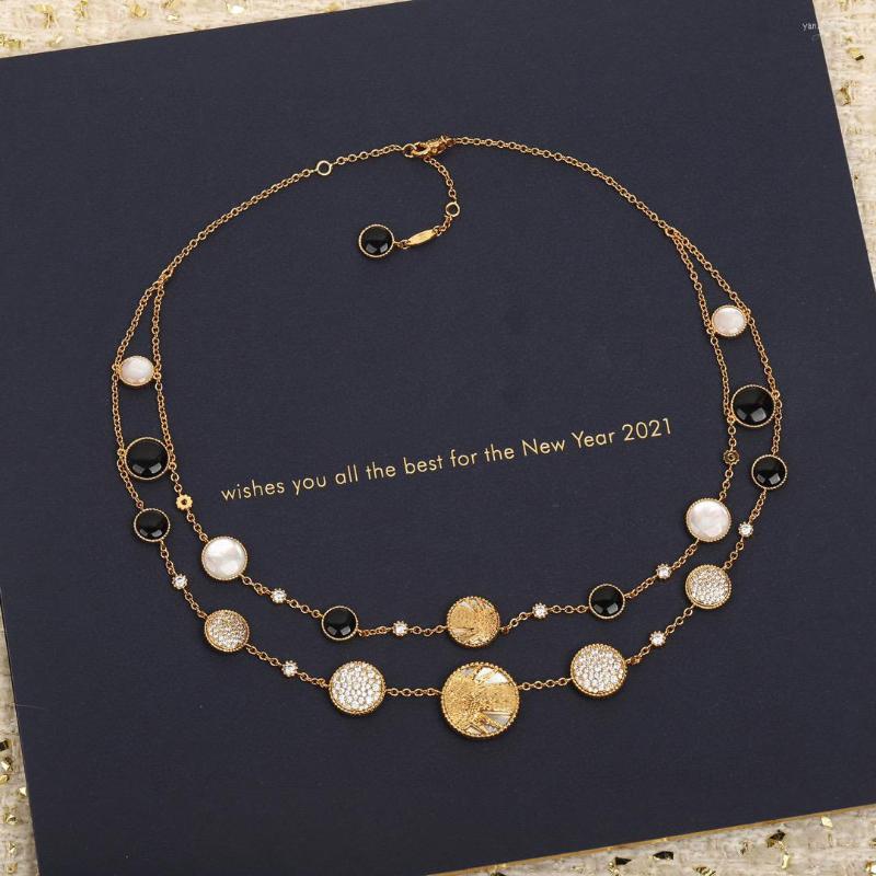 Chains 2022 Gemstone Pure 925 Sterling Silver Jewelry Women Six-pointed Star Necklace Wedding Diamond Luxury Quality Black Sun Moon
Chains 2022 Gemstone Pure 925 Sterling Silver Jewelry Women Six-pointed Star Necklace Wedding Diamond Luxury Quality Black Sun Moon
