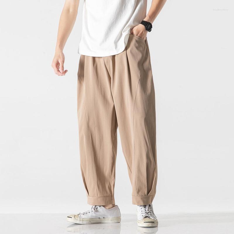 Men's Pants Men's Fashion Cotton Ankle Length Solid Korean Casual Man Harem Oversized 5XL Summer Streetwear Trousers, Black
Men's Pants Men's Fashion Cotton Ankle Length Solid Korean Casual Man Harem Oversized 5XL Summer Streetwear Trousers, Black