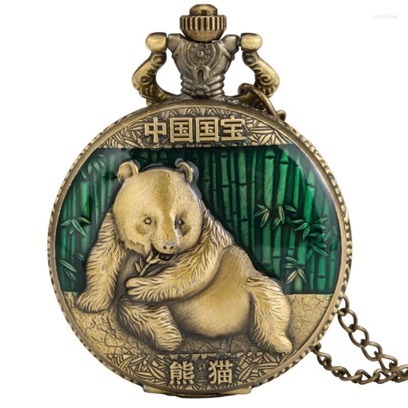 Pocket Watches 3 Color Chinese National Treasure Giant Panda Quartz Watch Animal Necklace Pendant Clock Collectibles Gifts For Men Women, Red
Pocket Watches 3 Color Chinese National Treasure Giant Panda Quartz Watch Animal Necklace Pendant Clock Collectibles Gifts For Men Women, Red