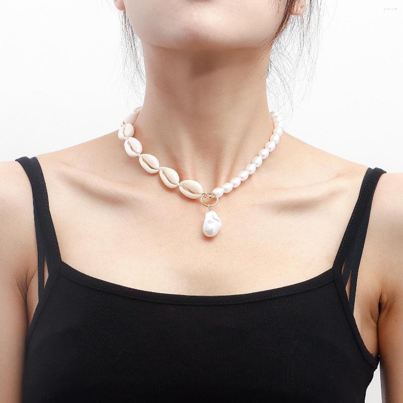 Choker Fashion Simple Beach Wind Hand Woven Shell Niche Design Shaped Beads Pendant Personality Street S Lady Temperament Necklace
Choker Fashion Simple Beach Wind Hand Woven Shell Niche Design Shaped Beads Pendant Personality Street S Lady Temperament Necklace