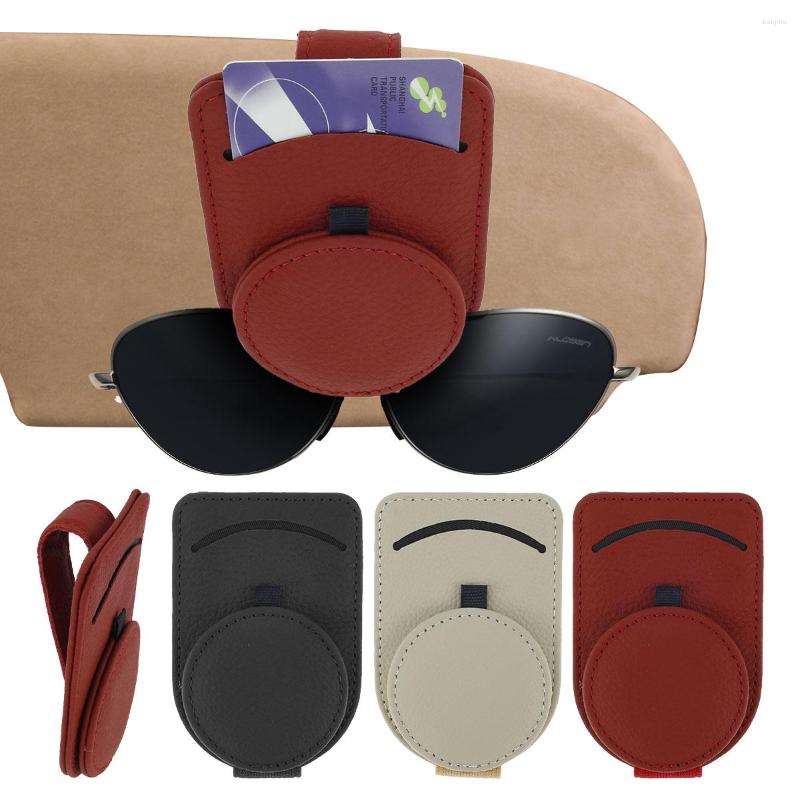 Interior Accessories Car Glasses Holder Universal Visor Leather Eyeglasses Hanger Clip Ticket Card
Interior Accessories Car Glasses Holder Universal Visor Leather Eyeglasses Hanger Clip Ticket Card