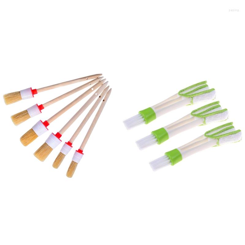Car Sponge 3 PCS Mini Duster For Air Vent With 6 Pieces Detail Brushes Cleaning Soft Hair Bristles Brush
Car Sponge 3 PCS Mini Duster For Air Vent With 6 Pieces Detail Brushes Cleaning Soft Hair Bristles Brush