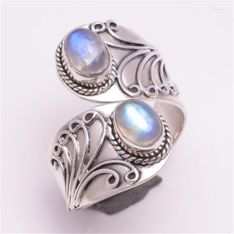 Cluster Rings S925 Silver Color Moonstone Ring For Women Hip Hop Anillos Gemstone Bizuteria Engagement Pure Jewelry Box
Cluster Rings S925 Silver Color Moonstone Ring For Women Hip Hop Anillos Gemstone Bizuteria Engagement Pure Jewelry Box