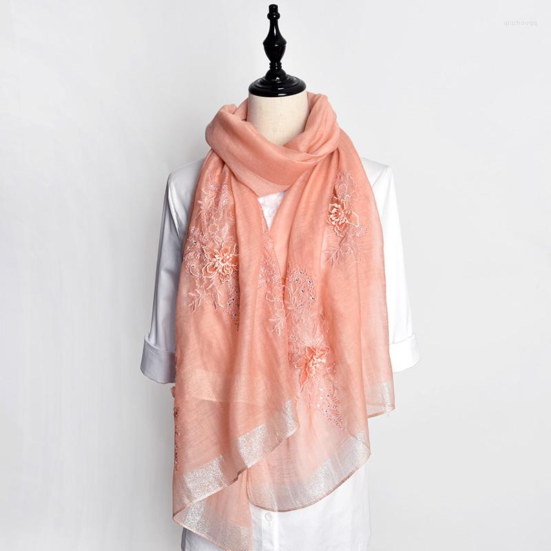 Scarves Floral Embroidery Silk Wool Blending Scarf Women 2022 Shawls And Wraps For Ladies Long Shawl Foulard
Scarves Floral Embroidery Silk Wool Blending Scarf Women 2022 Shawls And Wraps For Ladies Long Shawl Foulard