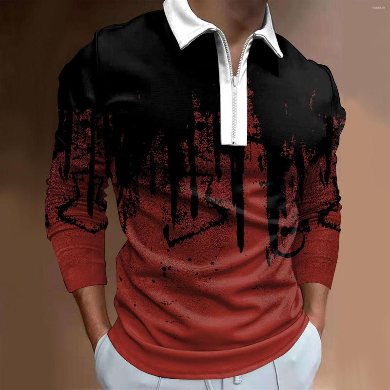 Men's Polos Men Fashion Loose Lapel Zipper 3D Digital Printing Long Sleeve Top T Street Vintage Art Painting Trend Sportswear Slim Fit, White
Men's Polos Men Fashion Loose Lapel Zipper 3D Digital Printing Long Sleeve Top T Street Vintage Art Painting Trend Sportswear Slim Fit, White