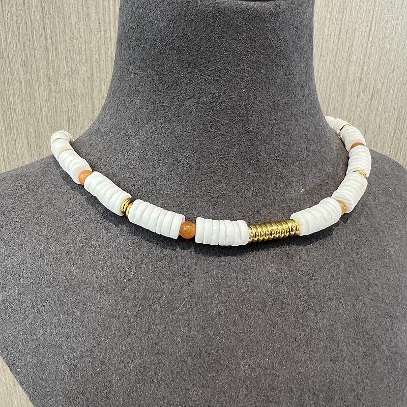 Choker Bohemian Handmade White Shell Beads Simple Casual Beach Necklace Party Jewelry
Choker Bohemian Handmade White Shell Beads Simple Casual Beach Necklace Party Jewelry