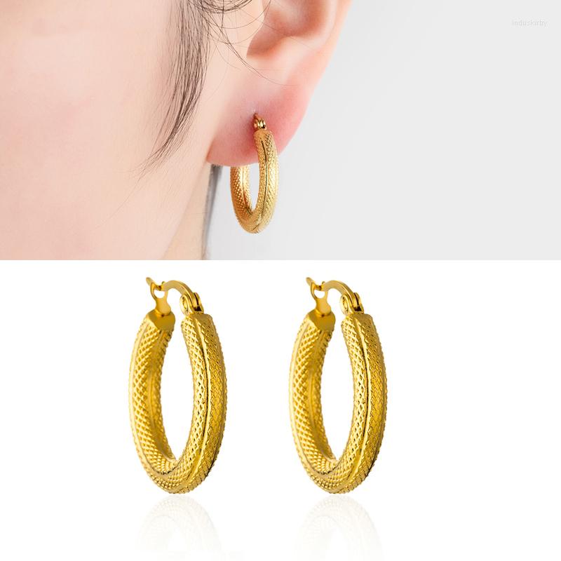 Hoop Earrings Fashion Punk Geometric Round Circle For Women Textured Metal Stainless Steel Party Jewelry
Hoop Earrings Fashion Punk Geometric Round Circle For Women Textured Metal Stainless Steel Party Jewelry