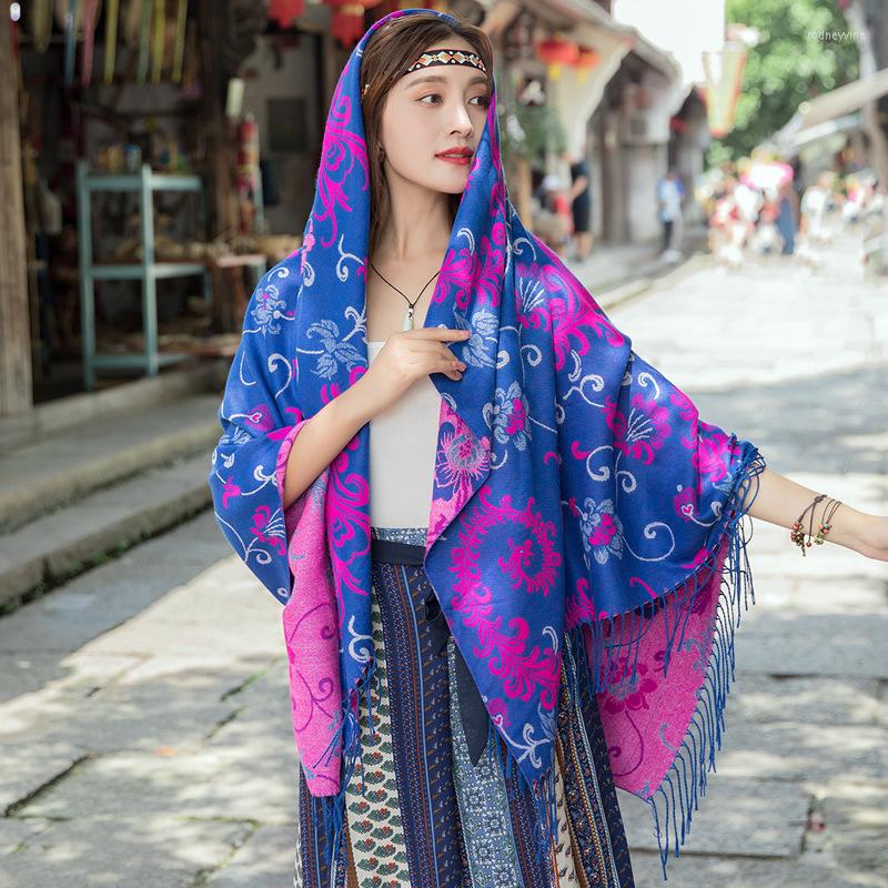 Scarves Phoenix Flower Tassel Women Scarf Winter Square Lady Shawls Cashmere Pashmina Hijabs Wraps Female Poncho And Capes
Scarves Phoenix Flower Tassel Women Scarf Winter Square Lady Shawls Cashmere Pashmina Hijabs Wraps Female Poncho And Capes