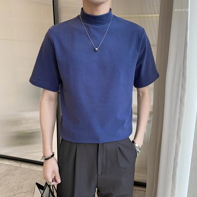 Men's Suits 2605 Zomer Nieuwe Mannen Korte Mouwen T-shirt Casual High-End Merk Effen Kleur Boutique 7-Kleur Coltrui
Men's Suits 2605 Zomer Nieuwe Mannen Korte Mouwen T-shirt Casual High-End Merk Effen Kleur Boutique 7-Kleur Coltrui
